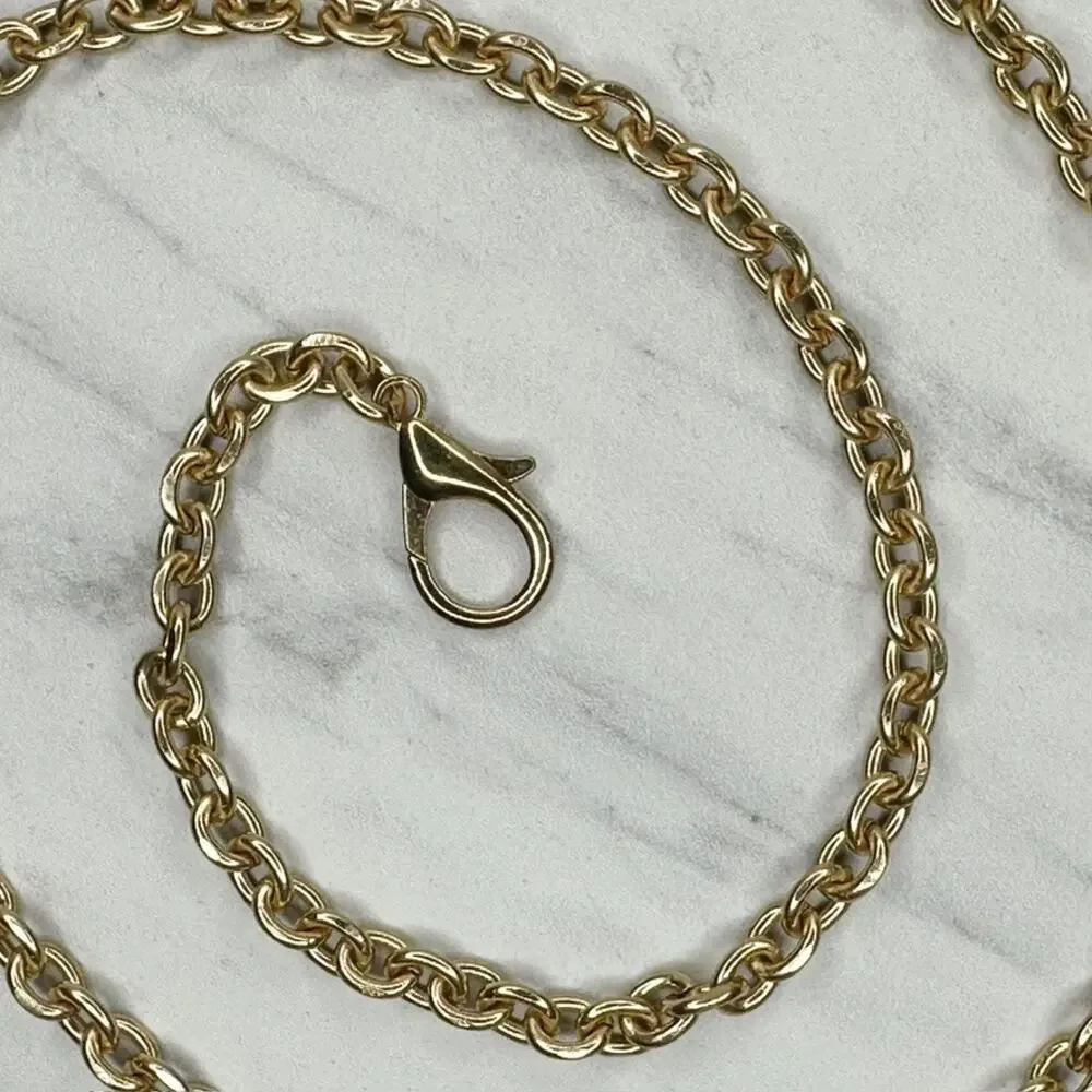 Gold Tone Chain Link Purse Strap Replacement Handbag Shoulder Crossbody ✨